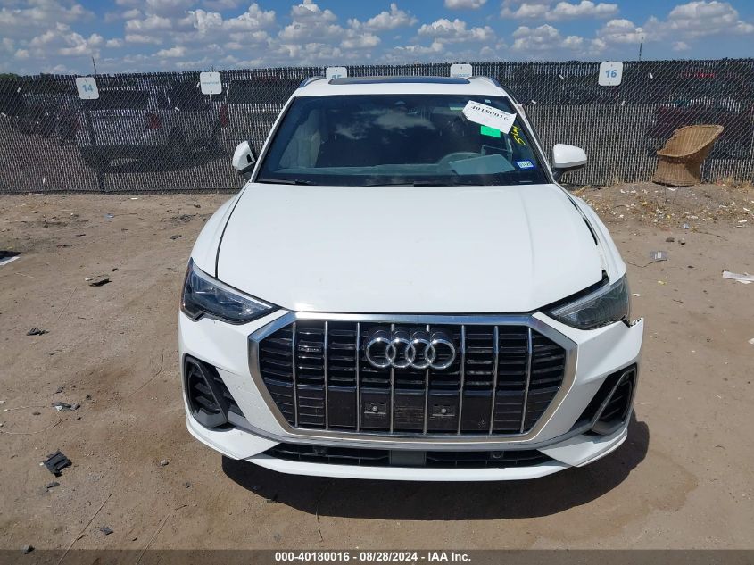 2020 Audi Q3 Premium 45 Tfsi S Line Quattro Tiptronic VIN: WA1DECF31L1069228 Lot: 40180016