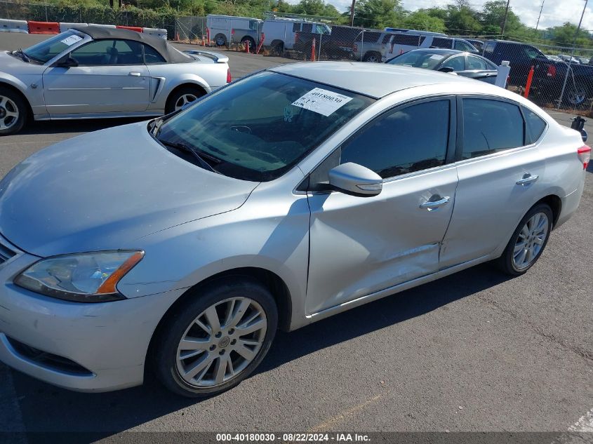 2014 Nissan Sentra Sl VIN: 3N1AB7AP8EY278972 Lot: 40180030