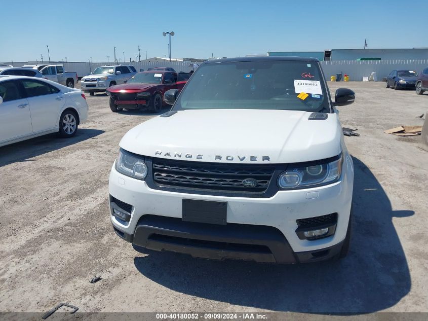 2015 Land Rover Range Rover Sport Sc VIN: SALWR2VF2FA625195 Lot: 40180052