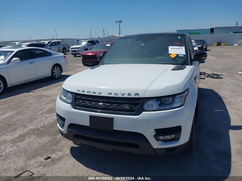 2015 Land Rover Range Rover Sport Sc VIN: SALWR2VF2FA625195 Lot: 40180052