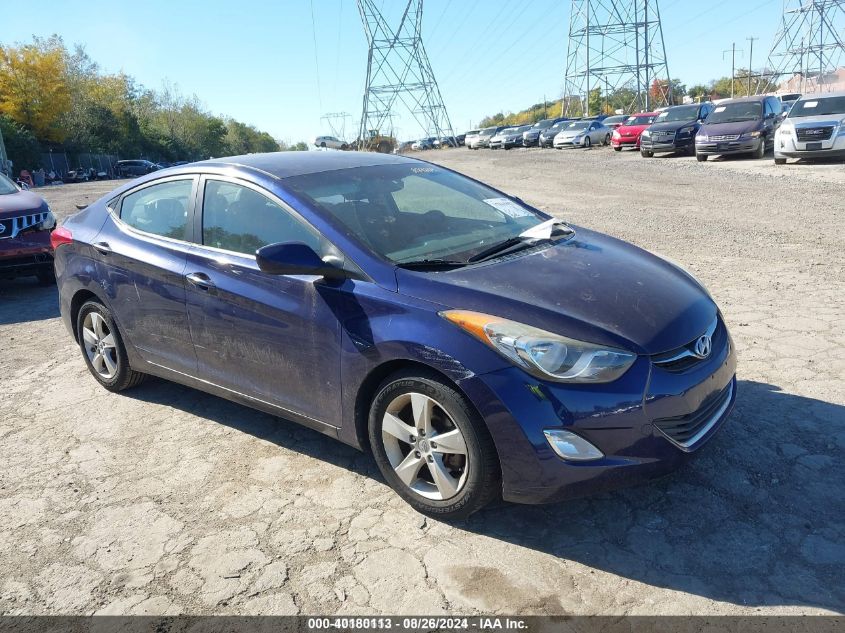 2013 Hyundai Elantra Gls VIN: 5NPDH4AE9DH279209 Lot: 40180113