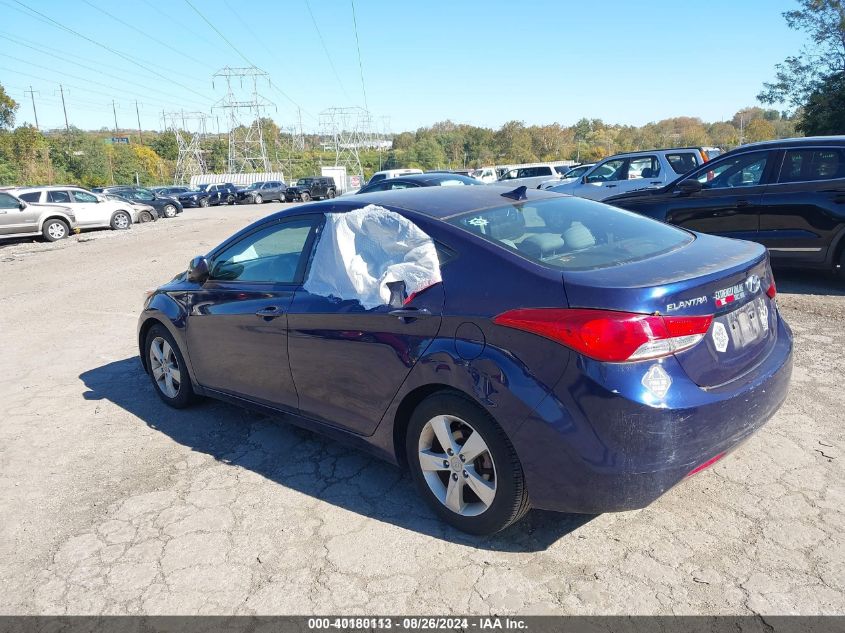 2013 Hyundai Elantra Gls VIN: 5NPDH4AE9DH279209 Lot: 40180113