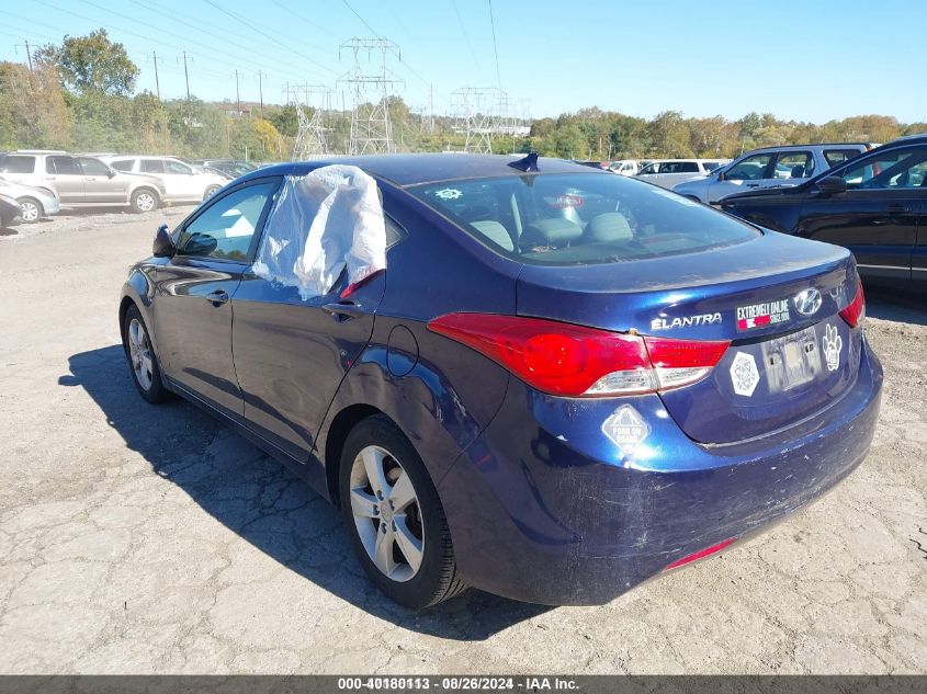 2013 Hyundai Elantra Gls VIN: 5NPDH4AE9DH279209 Lot: 40180113