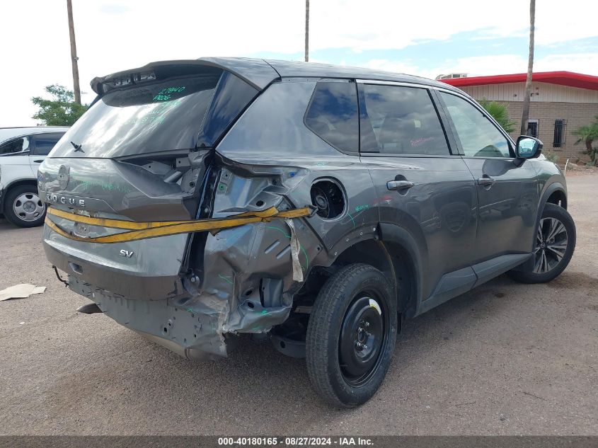 2021 Nissan Rogue Sv Fwd VIN: JN8AT3BA6MW017637 Lot: 40180165