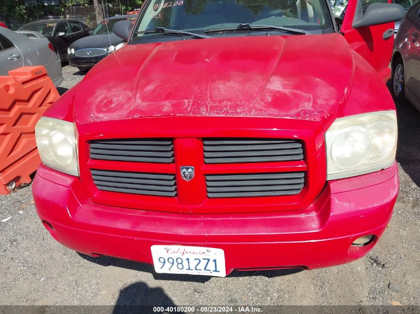 2006 Dodge Dakota Slt VIN: 1D7HE48N16S639213 Lot: 40180200