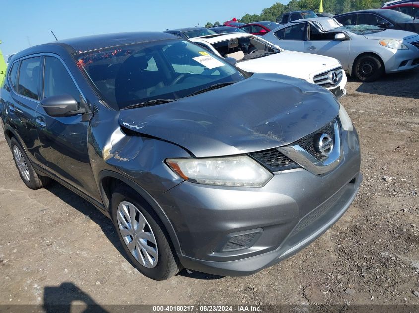 2015 Nissan Rogue S VIN: KNMAT2MT5FP552833 Lot: 40180217