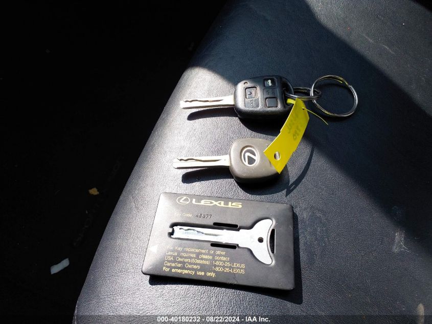 2004 Lexus Es 330 VIN: JTHBA30G845028155 Lot: 40180232