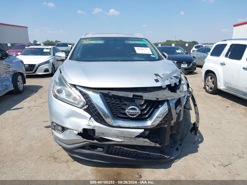 2018 Nissan Murano Platinum VIN: 5N1AZ2MG6JN160560 Lot: 40180253