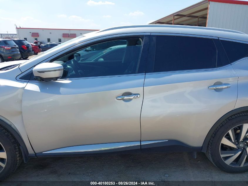 2018 Nissan Murano Platinum VIN: 5N1AZ2MG6JN160560 Lot: 40180253