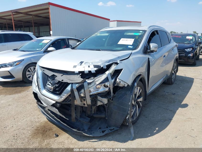 2018 Nissan Murano Platinum VIN: 5N1AZ2MG6JN160560 Lot: 40180253