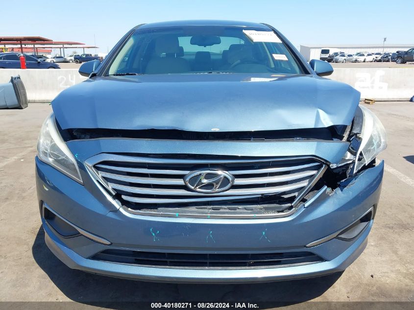 2017 Hyundai Sonata Se VIN: 5NPE24AF4HH511462 Lot: 40180271