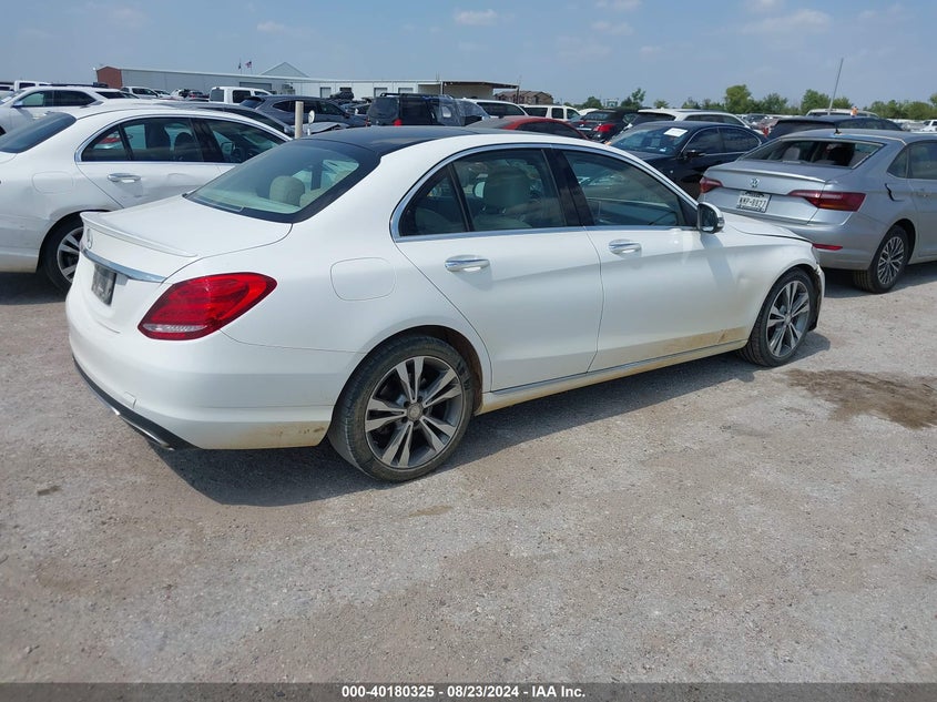 2016 MERCEDES-BENZ C 300 300 - WDDWF4JB0GR173741