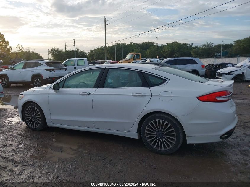 2017 Ford Fusion Titanium VIN: 3FA6P0K92HR116027 Lot: 40180343