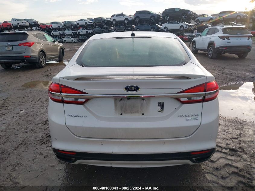 2017 FORD FUSION TITANIUM - 3FA6P0K92HR116027