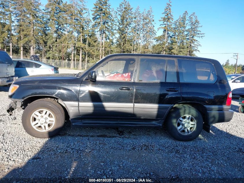 1999 Lexus Lx 470 VIN: JT6HT00W1X0044511 Lot: 40180351