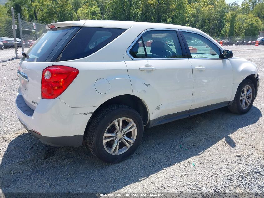 VIN 2GNALBEK9D6322254 2013 Chevrolet Equinox, LS no.4