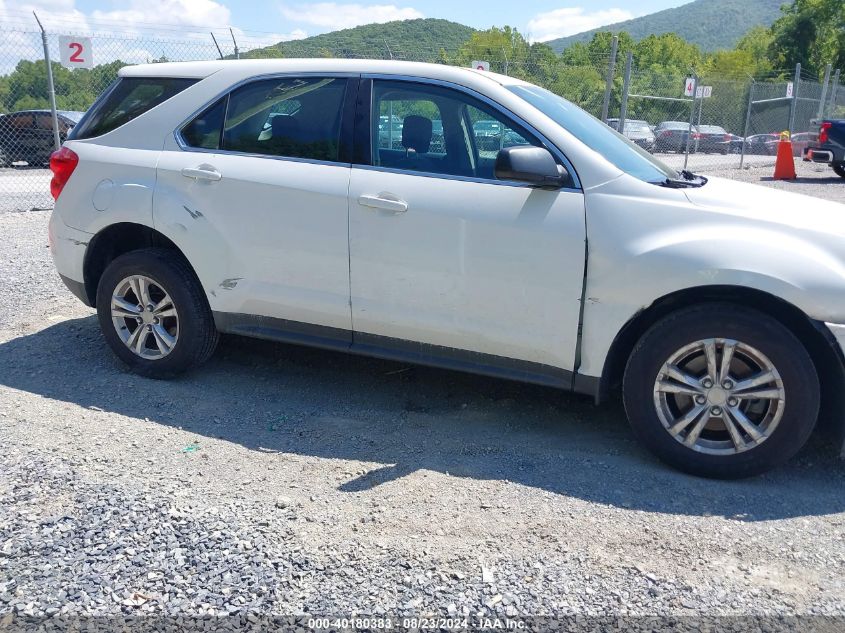 2013 CHEVROLET EQUINOX LS - 2GNALBEK9D6322254