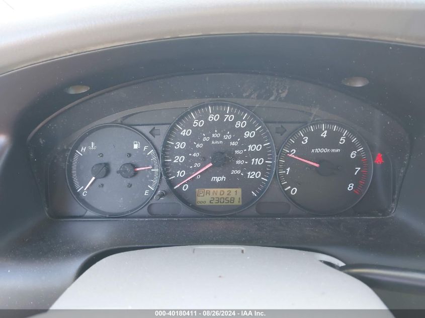 2000 Mazda Mpv Dx/Es/Lx VIN: JM3LW28G2Y0122211 Lot: 40180411