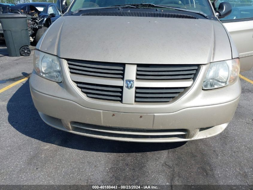 2005 Dodge Grand Caravan Se VIN: 2D4GP24R75R122160 Lot: 40180443