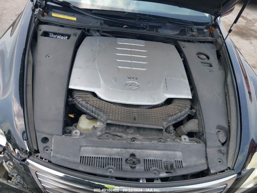 2007 Lexus Ls 460 VIN: JTHBL46F775033298 Lot: 40180485