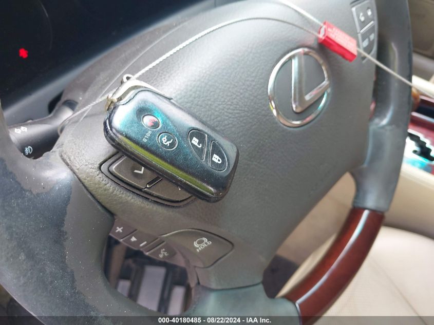 2007 Lexus Ls 460 VIN: JTHBL46F775033298 Lot: 40180485