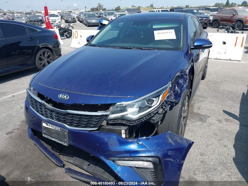 2019 Kia Optima S VIN: 5XXGT4L36KG365867 Lot: 40180493