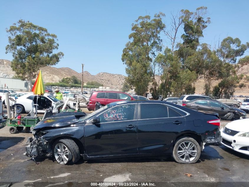 2016 Toyota Camry Se VIN: 4T1BF1FK9GU504597 Lot: 40180524