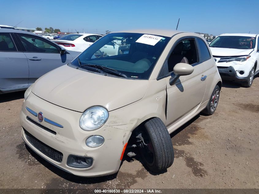 2012 Fiat 500 Sport VIN: 3C3CFFBR2CT366516 Lot: 40180530