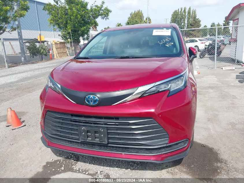 2021 Toyota Sienna Le VIN: 5TDKRKEC3MS030108 Lot: 40180533