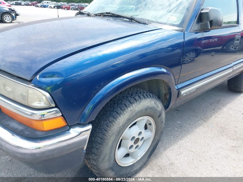 2000 Chevrolet Blazer Ls VIN: 1GNDT13W8Y2244503 Lot: 40180554