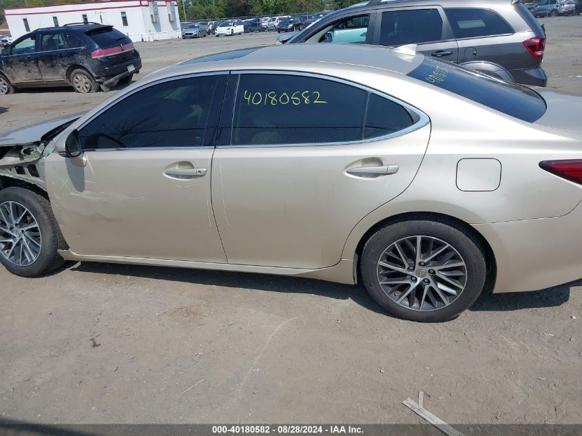 2016 Lexus Es 350 VIN: 58ABK1GGXGU008139 Lot: 40180582