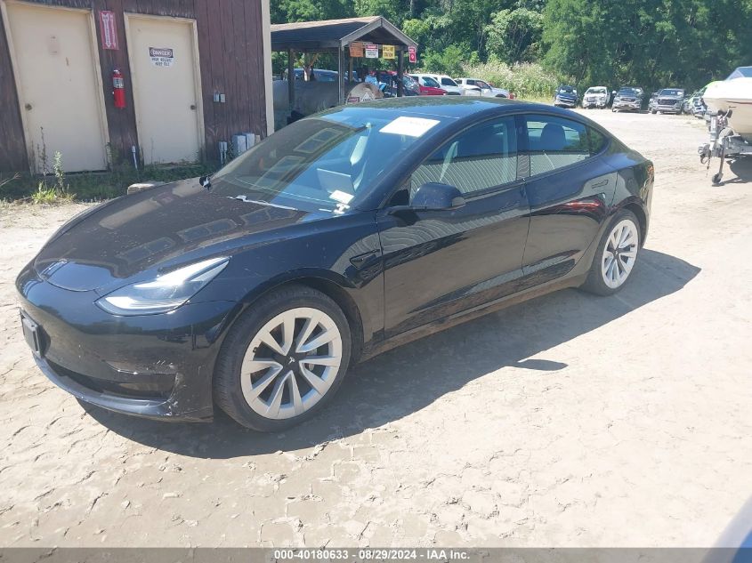 2021 Tesla Model 3 Long Range Dual Motor All-Wheel Drive VIN: 5YJ3E1EB0MF901875 Lot: 40180633