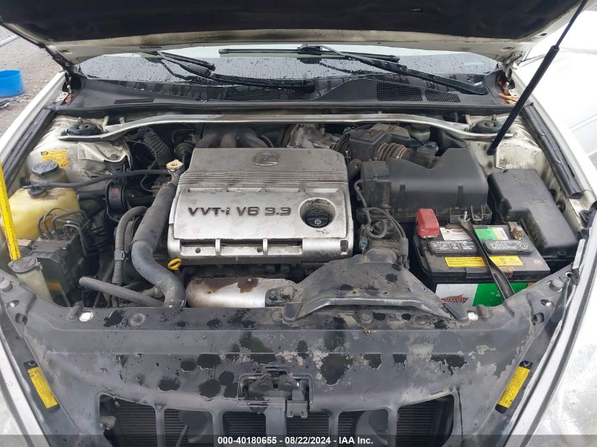 2005 Lexus Es 330 VIN: JTHBA30G655114369 Lot: 40180655