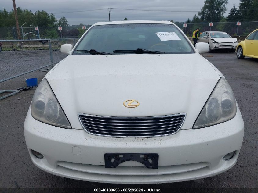 2005 Lexus Es 330 VIN: JTHBA30G655114369 Lot: 40180655