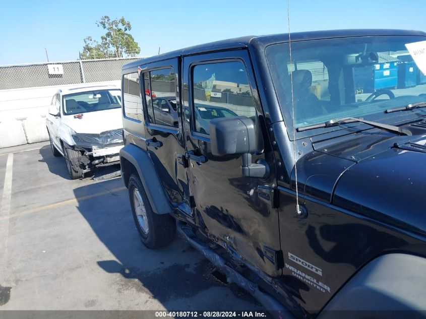 2015 Jeep Wrangler Unlimited Sport VIN: 1C4BJWDG0FL666914 Lot: 40180712