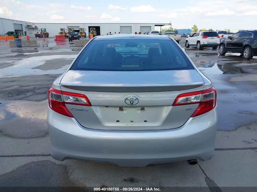 2012 Toyota Camry Se VIN: 4T1BF1FK6CU133280 Lot: 40180755