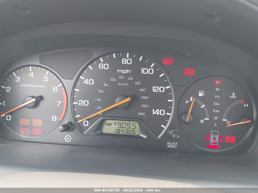 2001 Honda Accord 2.3 Ex VIN: 1HGCG66801A109838 Lot: 40180795