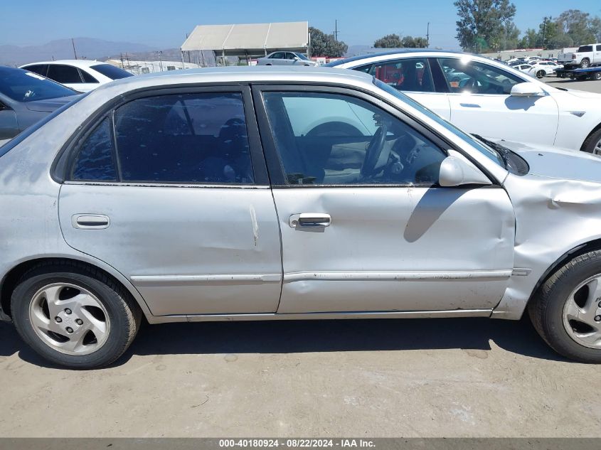 2002 Toyota Corolla Le VIN: 1NXBR12E52Z572721 Lot: 40180924