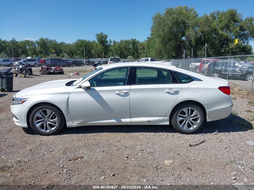 2018 Honda Accord Lx VIN: 1HGCV1F17JA093987 Lot: 40180927