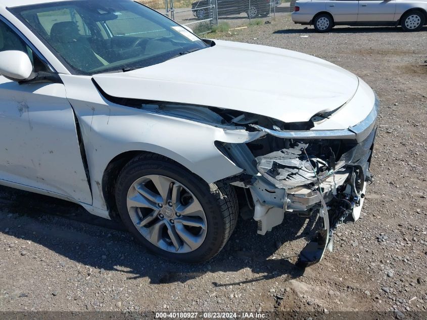 2018 Honda Accord Lx VIN: 1HGCV1F17JA093987 Lot: 40180927