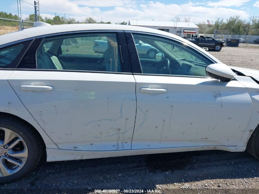 2018 Honda Accord Lx VIN: 1HGCV1F17JA093987 Lot: 40180927