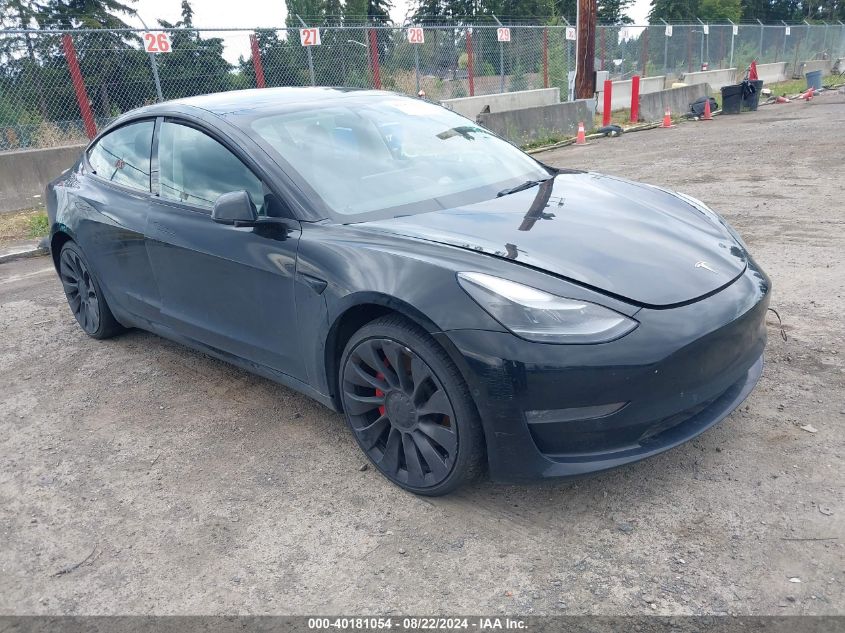 5YJ3E1EC1NF243347 2022 TESLA MODEL 3 - Image 1