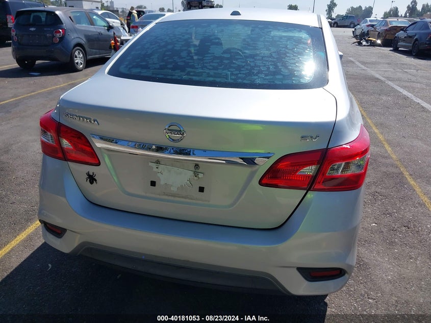 2017 Nissan Sentra Sv VIN: 3N1AB7AP1HL640318 Lot: 40181053