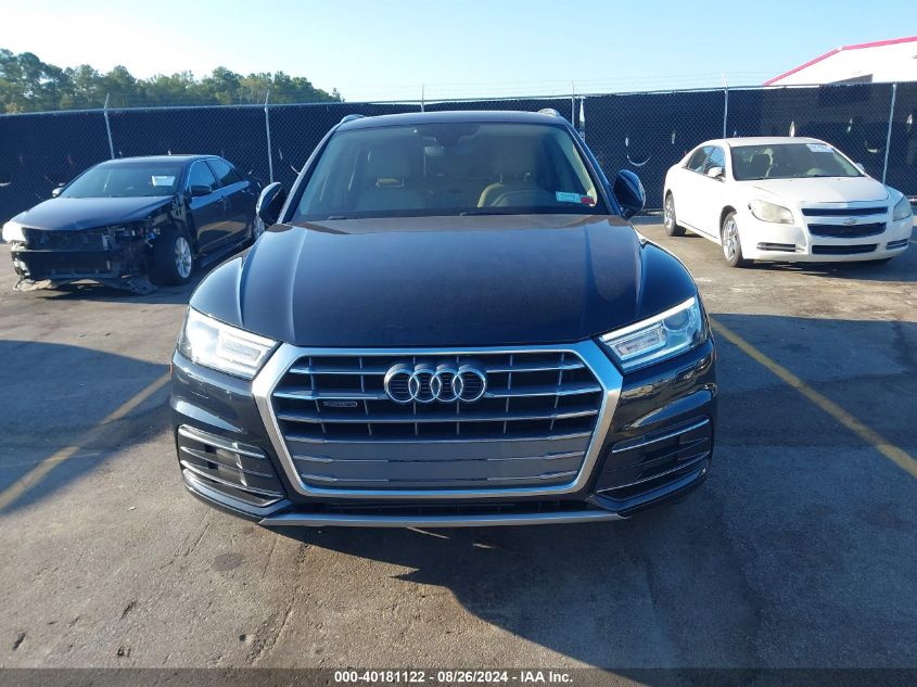 2019 Audi Q5 45 Premium VIN: WA1ANAFY6K2087736 Lot: 40181122