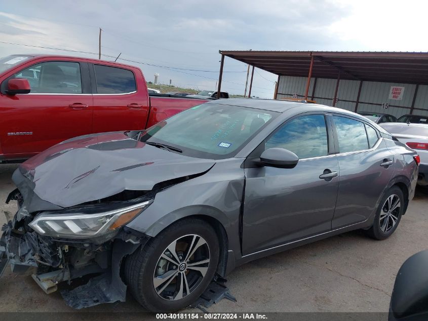 2022 Nissan Sentra Sv Xtronic Cvt VIN: 3N1AB8CV9NY206647 Lot: 40181154