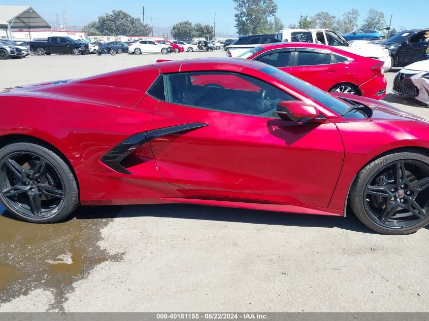 2022 Chevrolet Corvette Stingray Rwd 1Lt VIN: 1G1YA3D46N5110388 Lot: 40181155