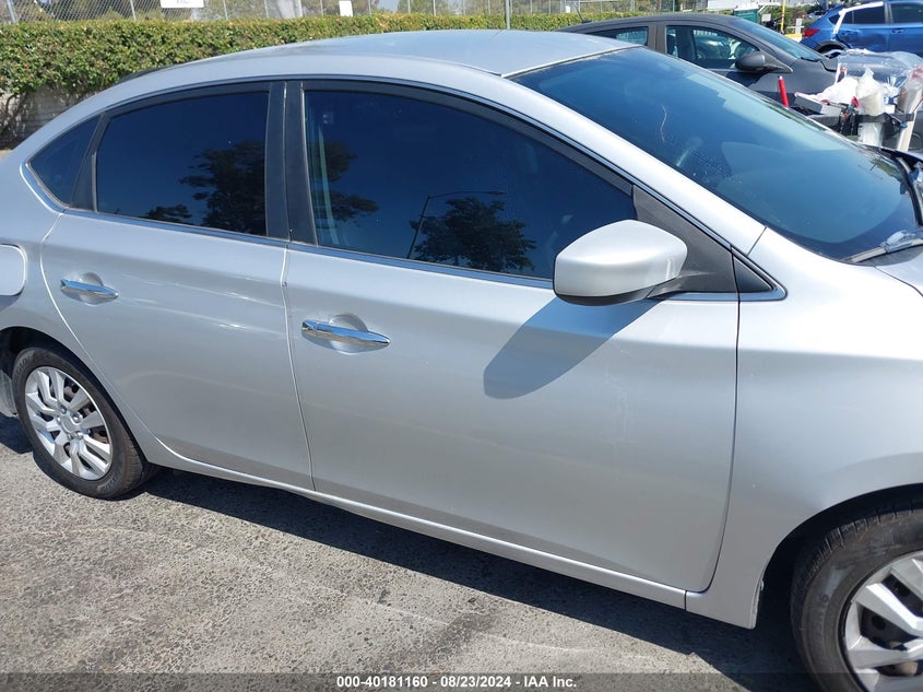 2013 Nissan Sentra S VIN: 3N1AB7APXDL642160 Lot: 40181160