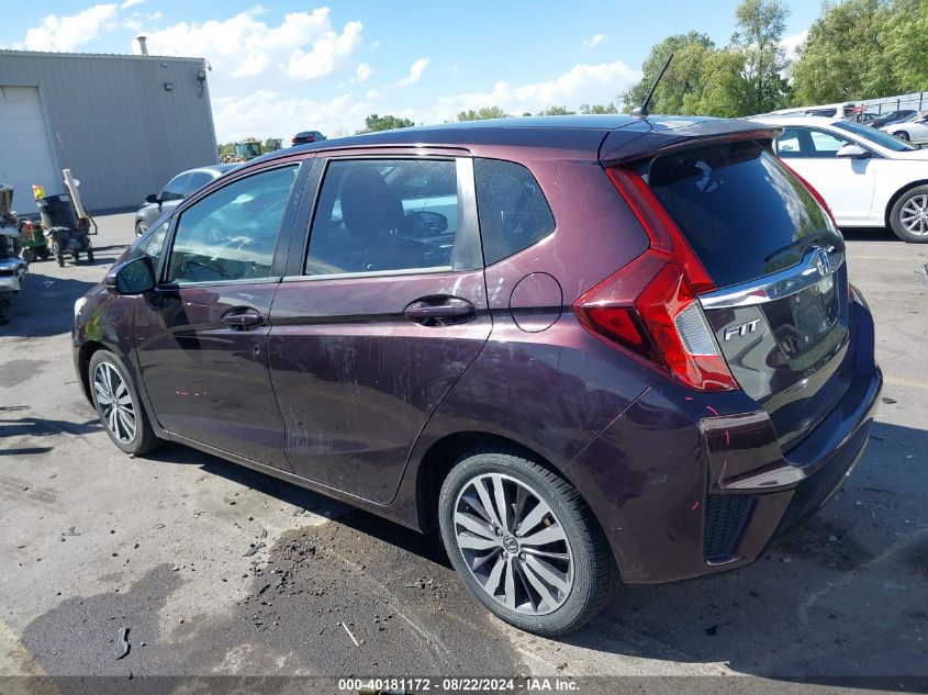 Vin: 3hggk5h8xfm730666, lot: 40669261, honda fit ex/ex-l 20153