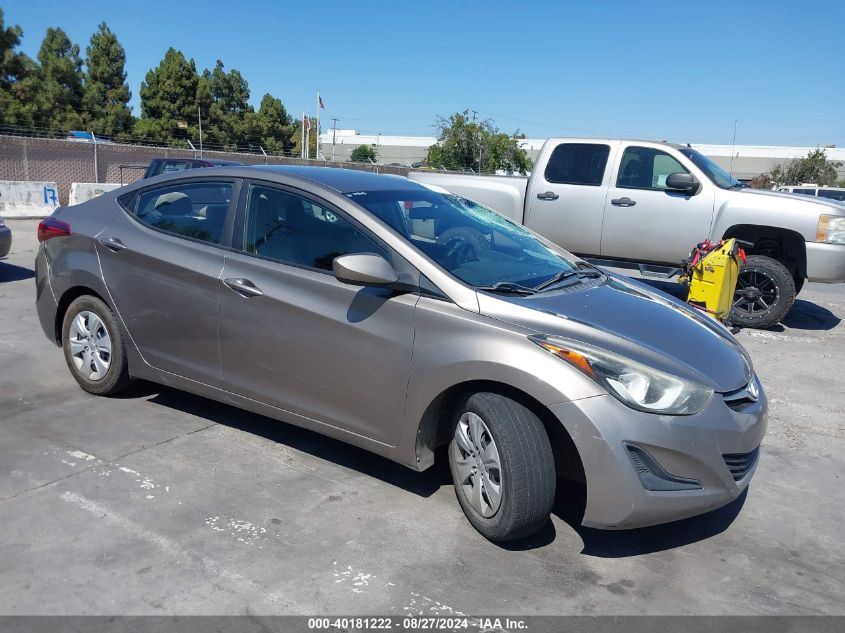 5NPDH4AE7GH705645 2016 HYUNDAI ELANTRA - Image 1