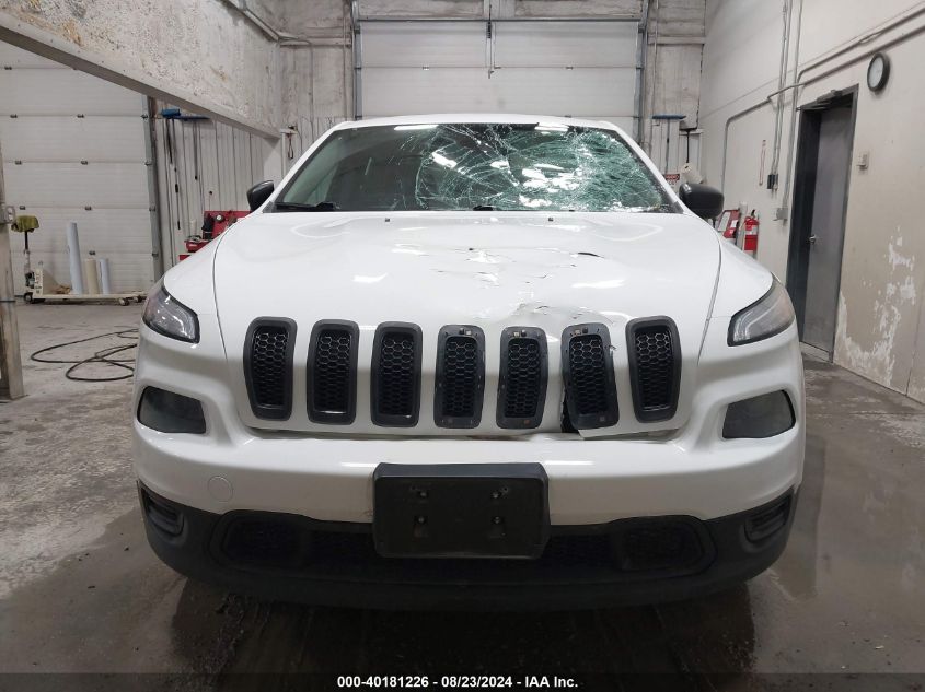 2014 Jeep Cherokee Sport VIN: 1C4PJLAB9EW313629 Lot: 40181226